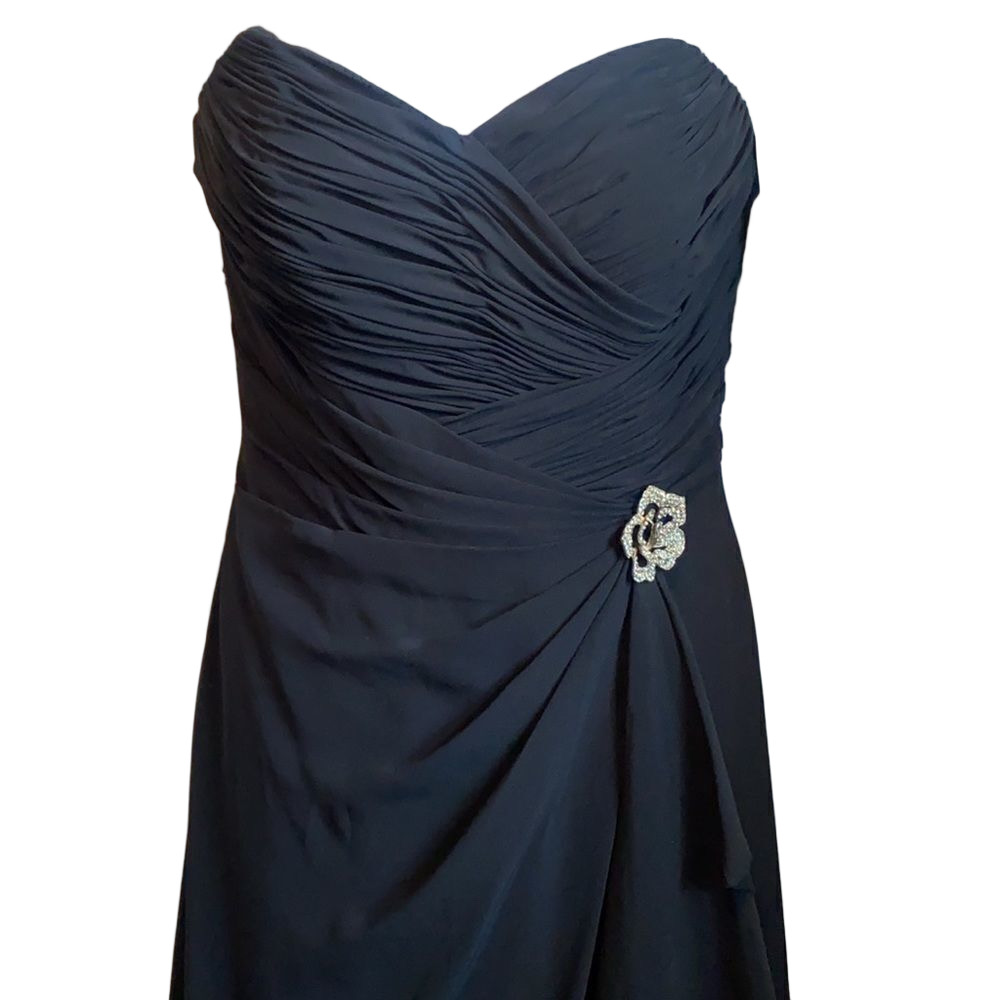 Black strapless dress 
